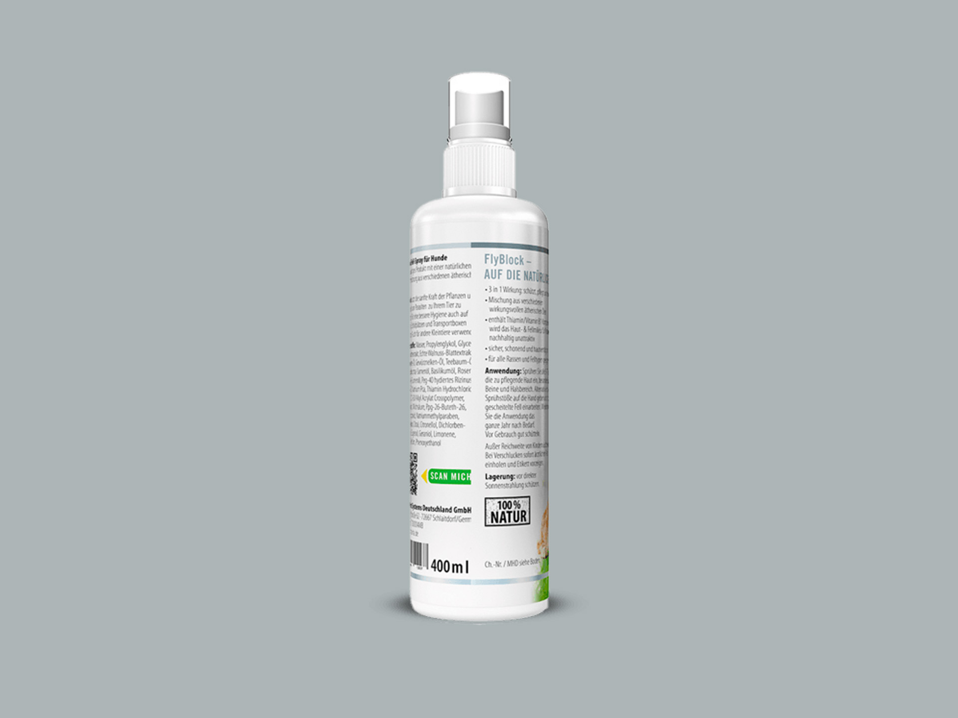 FlyBlock Fellspray für Hunde